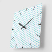 Jesus Fish Pattern Quadratische Wanduhr (Winkel)