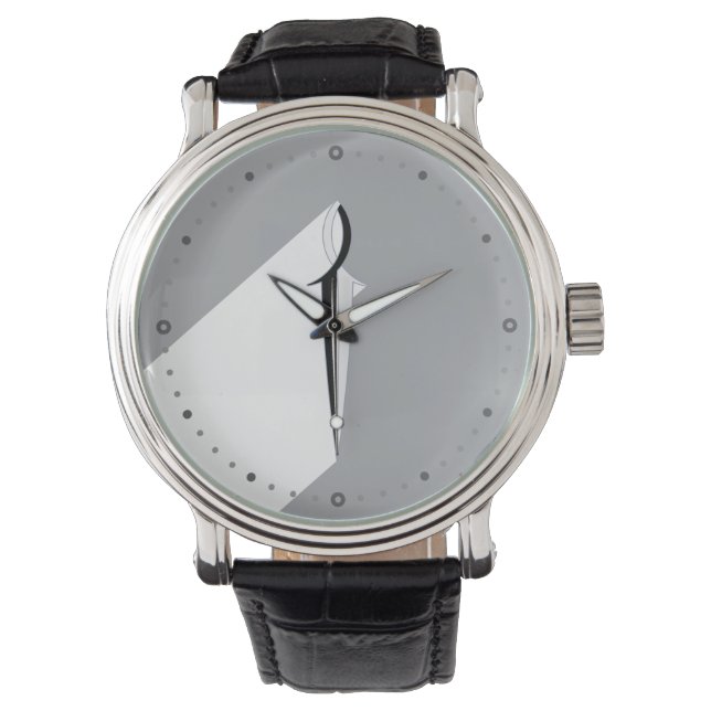 Jesus Fish Sword Armbanduhr (Vorderseite)