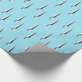 Jesus Fish Sword Geschenkpapier (Ecke)