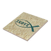 Jesus Fish Symbol Keramik Tile Fliese (Seite)