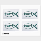 Jesus Fish Symbol Stickers (Blatt)