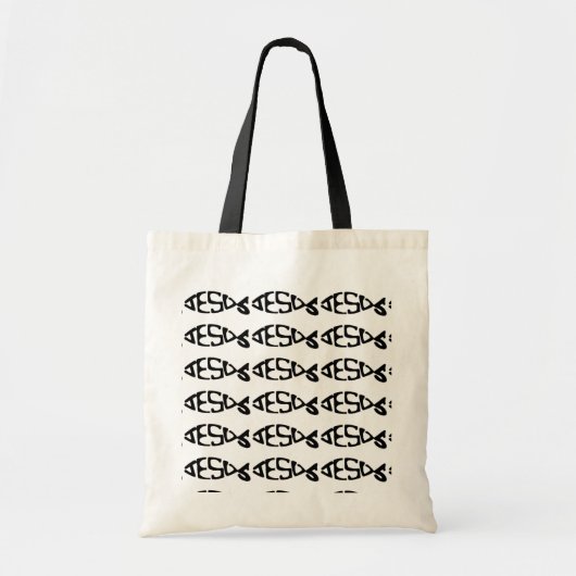 Jesus Fish Symbol Tragetasche (Vorne)