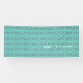 Jesus Fish Text Banner (Horizontal)