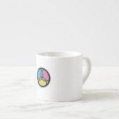 Jesus Fish Trinity Festglas Espressotasse (Vorderseite Rechts)