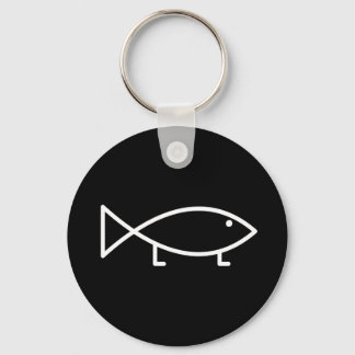 Jesus Fish with Legs - Keychain Schlüsselanhänger
