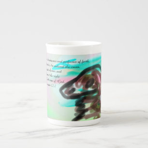 Jesus fixiert Augen Porzellantasse