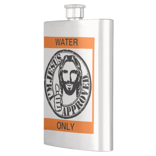 Jesus-Flasche Flachmann (Links)