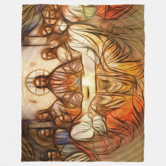 Jesus Fleece Blanket (Vorderseite)