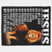 JESUS FLEECEDECKE (Vorderseite (Horizontal))