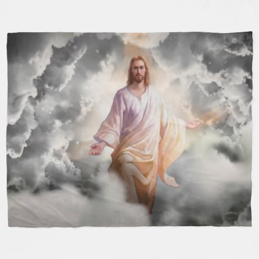 JESUS FLEECEDECKE (Vorderseite (Horizontal))