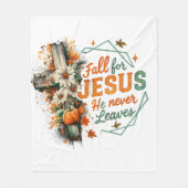 Jesus Fleecedecke (Vorderseite)