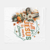 Jesus Fleecedecke (Vorderseite (Horizontal))