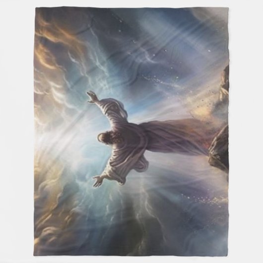 JESUS FLEECEDECKE (Vorderseite)