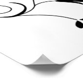 JESUS FLORAL CORNER BORD POSTER (Ecke)