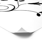 JESUS FLORAL CORNER BORD POSTER (Ecke)