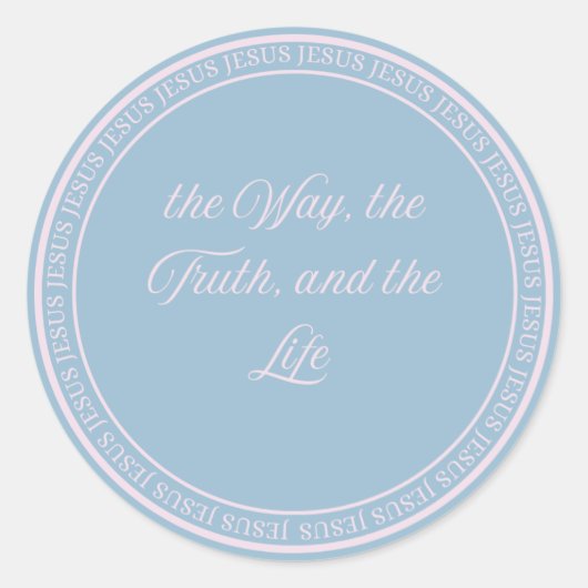 Jesus - flush Siegel groß Runder Aufkleber (Vorderseite)