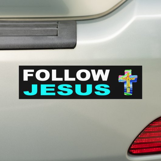 Jesus folgen autoaufkleber (Auf Auto)