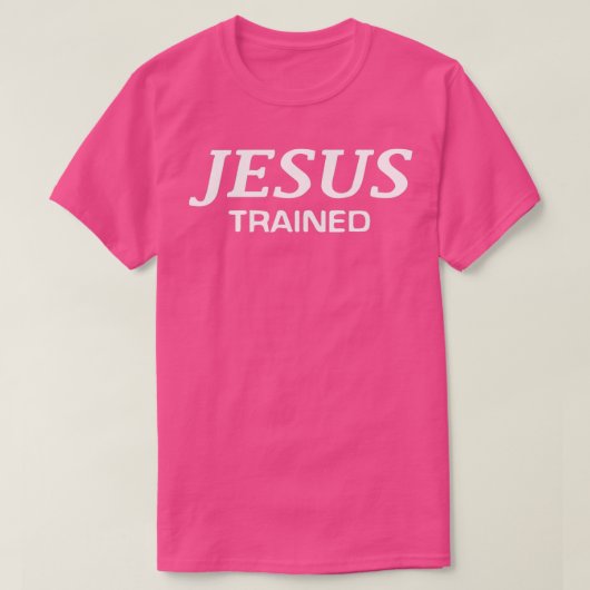 Jesus Fortbildung Wrestling 2 T-Shirt (Design vorne)