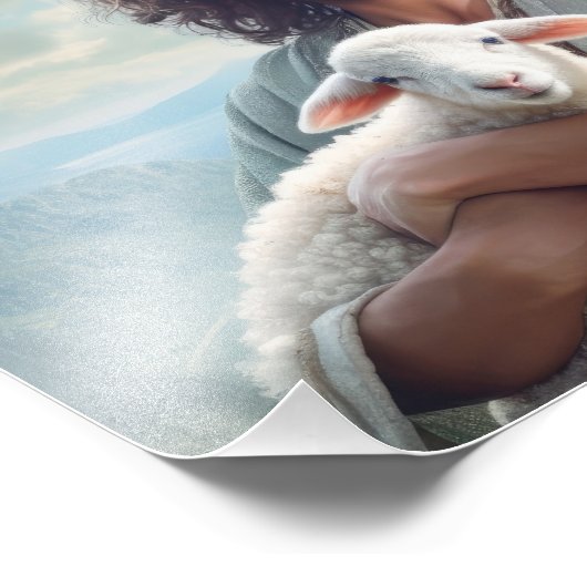 Jesus Foto Print (Ecke)