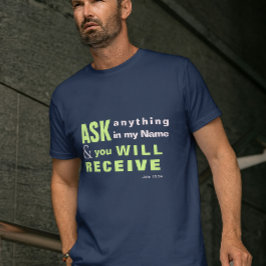 JESUS Frage, und Sie erhalten T - SHIRT
