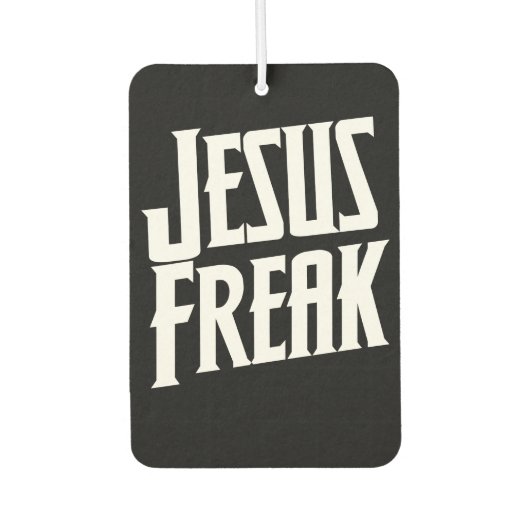 Jesus Freak Autolufterfrischer (Vorderseite)