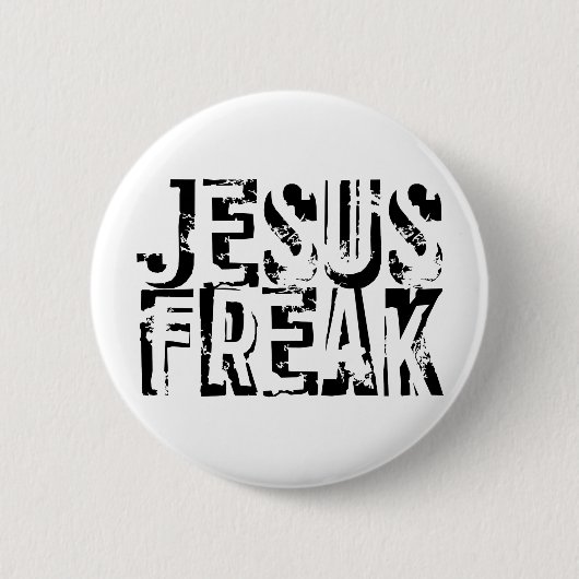 Jesus-Freak Button (Vorderseite)