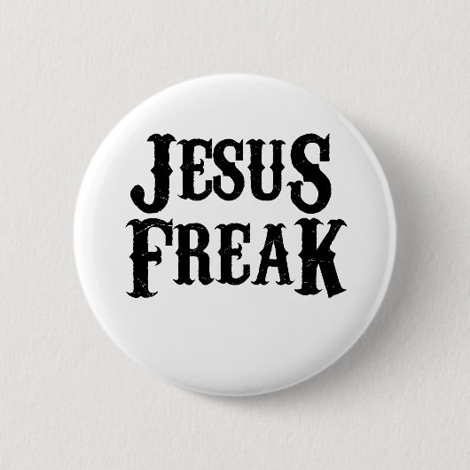 Jesus Freak Button (Vorderseite)