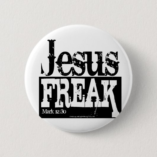 Jesus-Freak Button (Vorderseite)