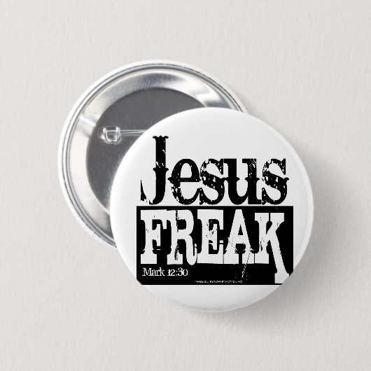 Jesus-Freak Button (Vorne & Hinten)