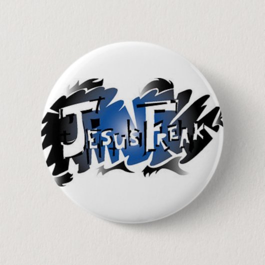 Jesus-Freak - Button auf Knopf (Vorderseite)