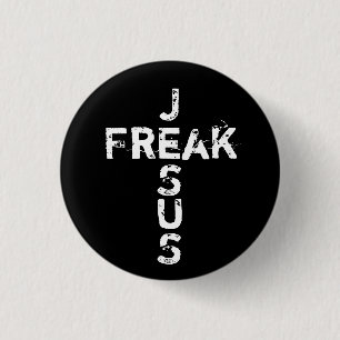 Jesus Freak - Cross Button