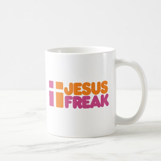 Jesus Freak Parody Kaffeetasse (Rechts)