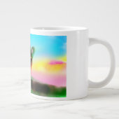 Jesus Freiheit Jumbo-Tasse (Rechts)