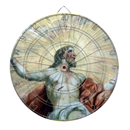 Jesus fresco dartscheibe (vorne)