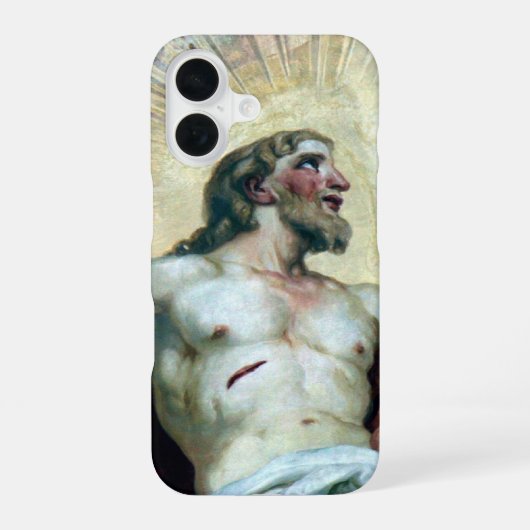 Jesus fresco iPhone 16 hülle (Rückseite)