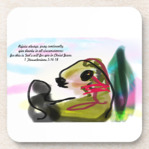 Jesus freue getränkeuntersetzer