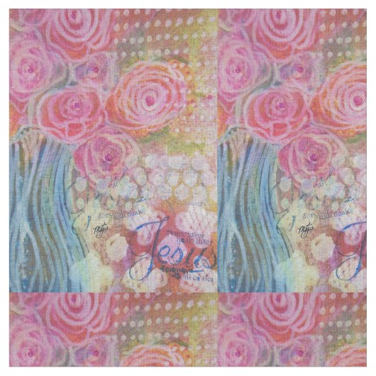 Jesus freuen sich stoff (Nahaufnahme)