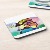 Jesus-Freund Getränkeuntersetzer (Linke Seite)