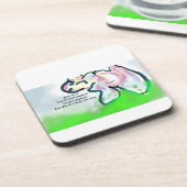 Jesus Freund Getränkeuntersetzer (Linke Seite)