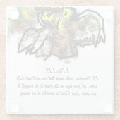 Jesus Freund Glasuntersetzer (Rückseite)