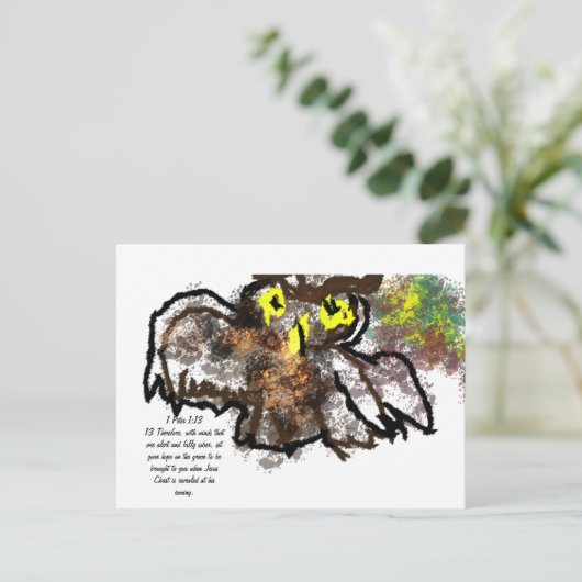 Jesus Freund Postkarte (Stehend Vorderseite)