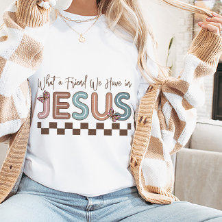 Jesus Friend Religious Christlich Faith T-Shirt