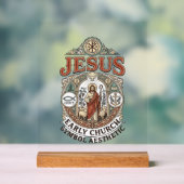 Jesus Frühkirche Symbol Ästhetik Jesus Frühkirche Acrylschild (Neutral)
