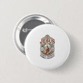 Jesus Frühkirche Symbol Ästhetik Jesus Frühkirche Button (Vorne & Hinten)