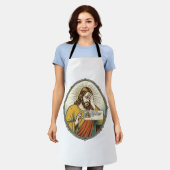Jesus fügte der Geschichte statt direkter Nachrich Schürze (Getragen)