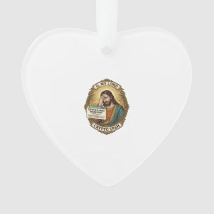 Jesus fügte Spam Crypto-Gruppenchat Ärger Humor hi Ornament