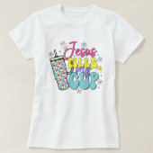 Jesus füllt mein Osterfest-T-Shirt; Christlich Ost T-Shirt (Design vorne)