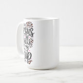 Jesus füllt meinen Cup Kaffeetasse (Vorderseite Links)