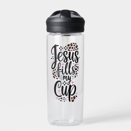 Jesus füllt meinen Cup Trinkflasche (Vorderseite)