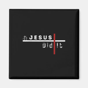 Jesus Funny Cross Christlich hat es Sarcasm Spaß S Magnet